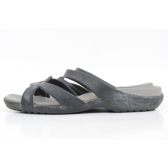 Crocs Women's Meleen 9 Twist Slip On Open Toe Slide Sandals - Picture 6 of 7